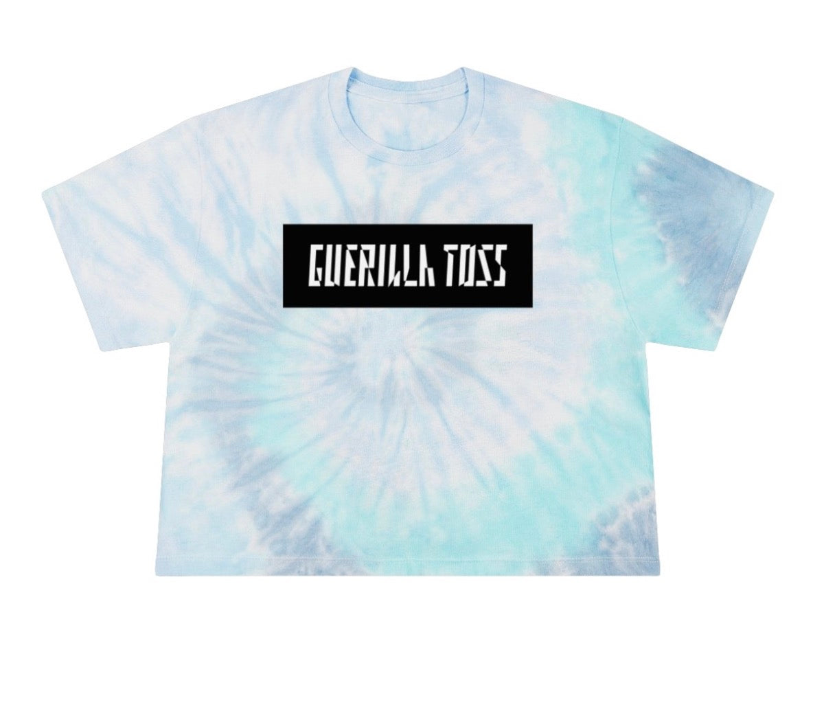 Guerilla Toss Tie Dye Crop Top Tee