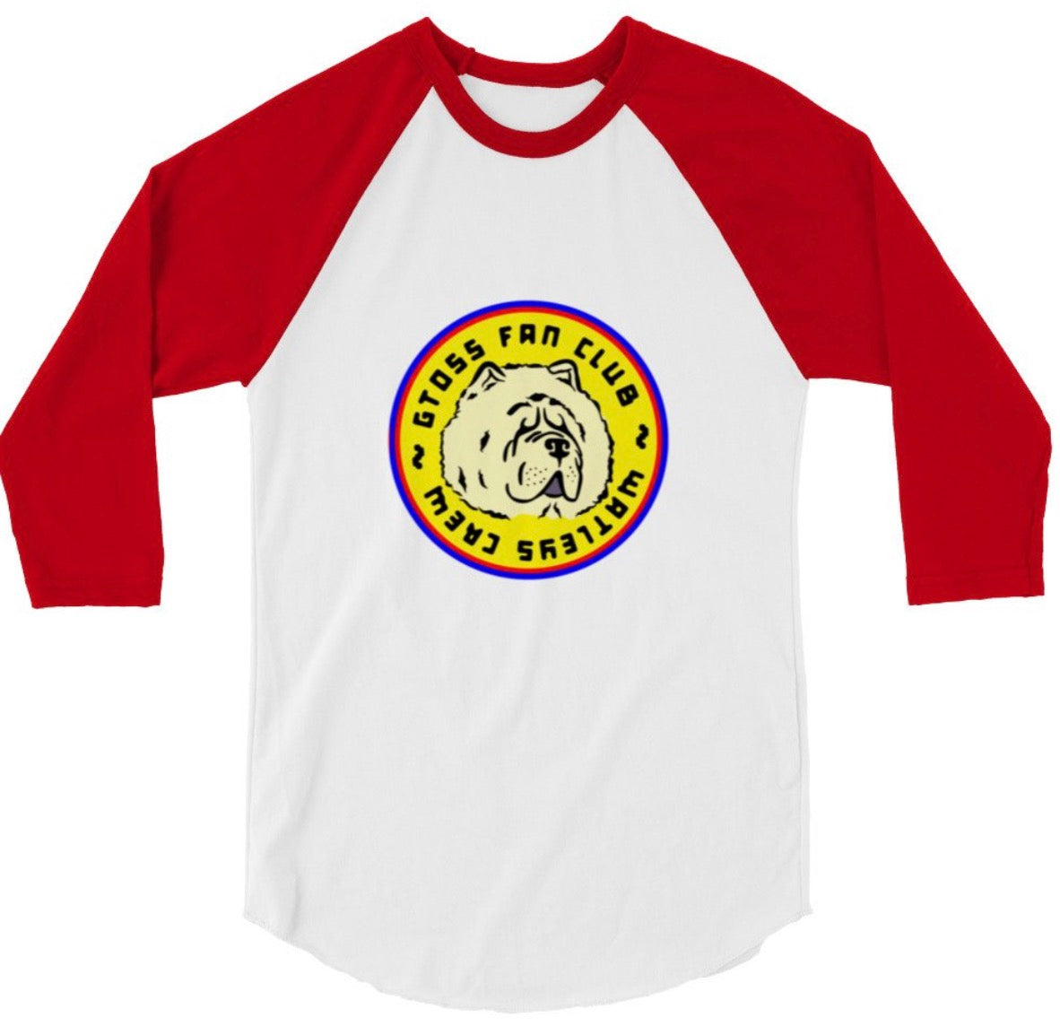 GTOSS FAN CLUB / WATLEY'S CREW 3/4 sleeve raglan shirt