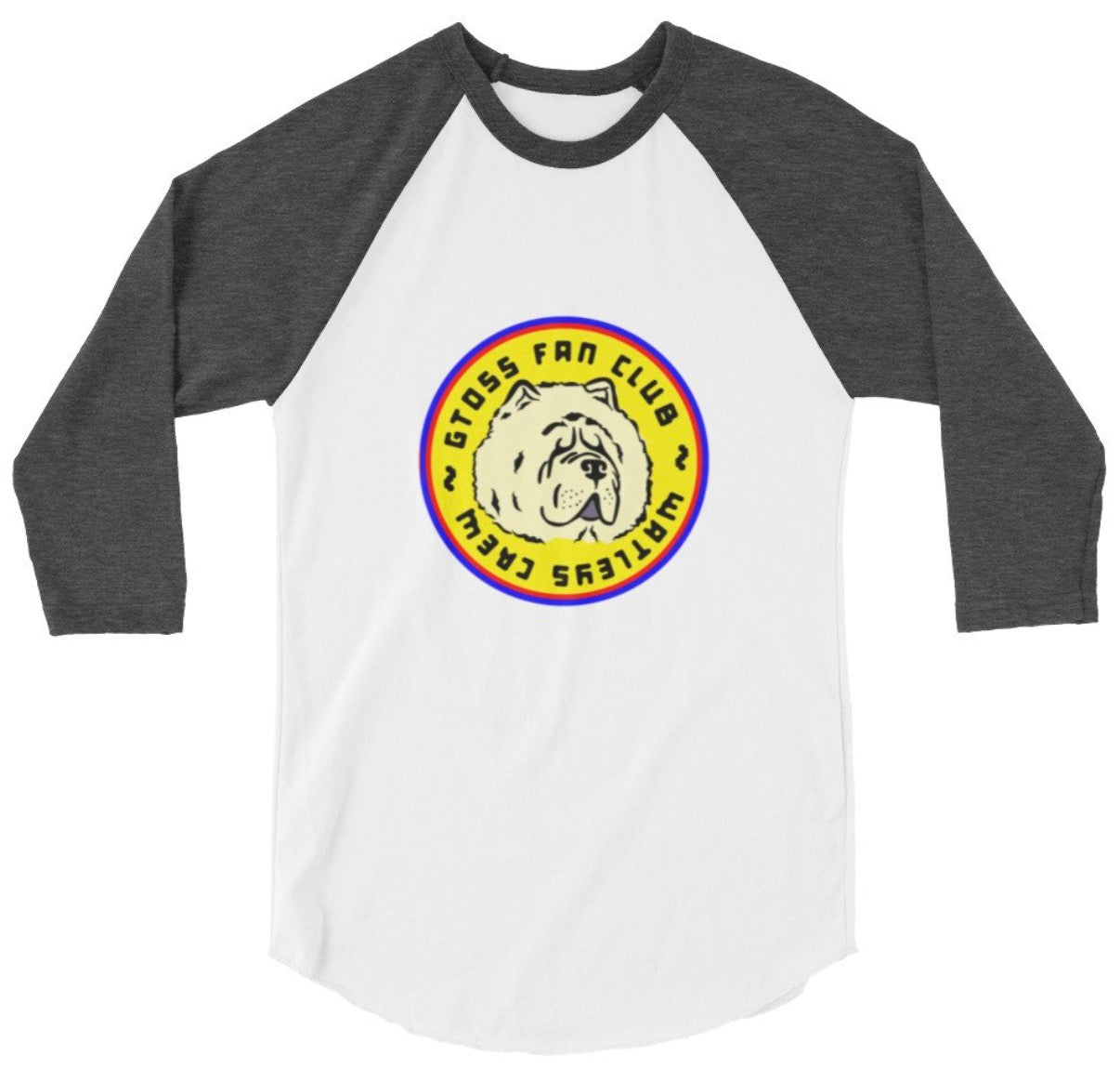 GTOSS FAN CLUB / WATLEY'S CREW 3/4 sleeve raglan shirt
