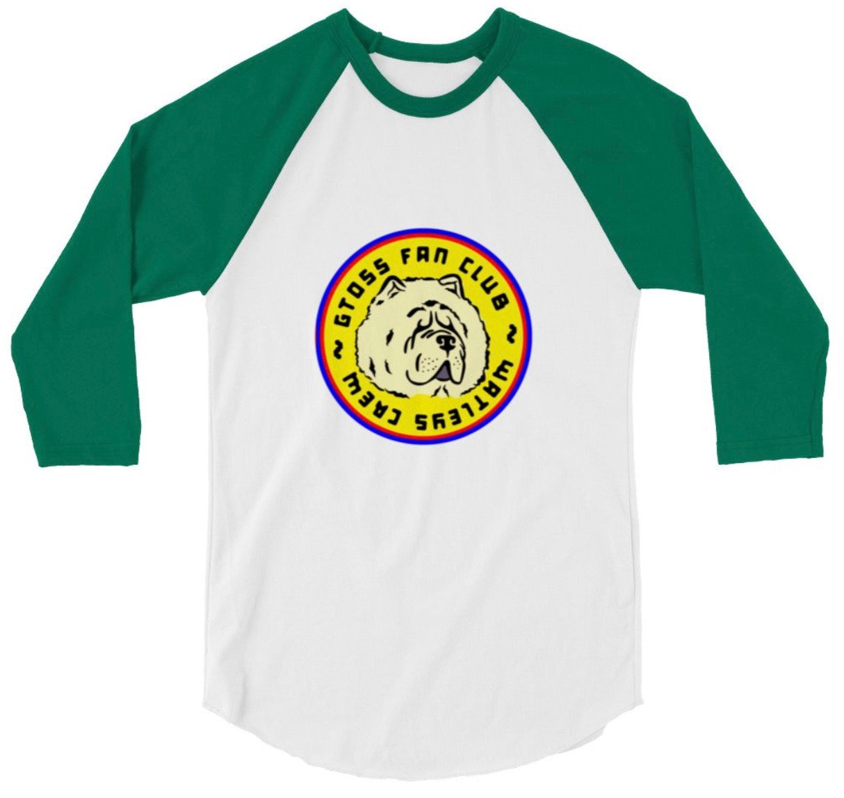GTOSS FAN CLUB / WATLEY'S CREW 3/4 sleeve raglan shirt