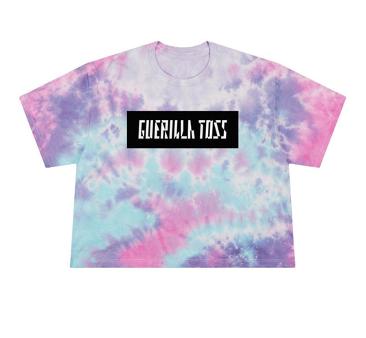 Guerilla Toss Tie Dye Crop Top Tee