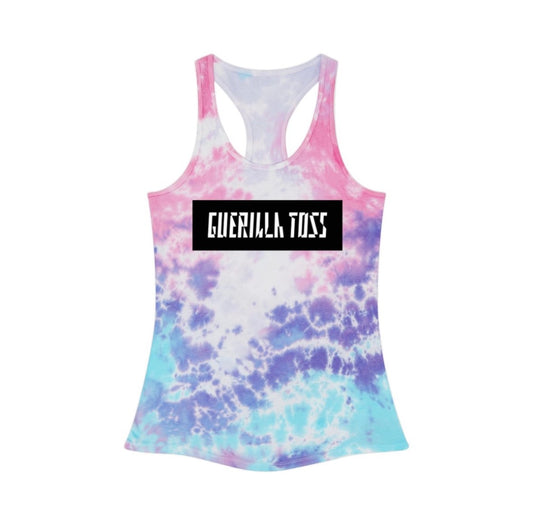 Guerilla Toss Tie Dye Racerback Tank Top